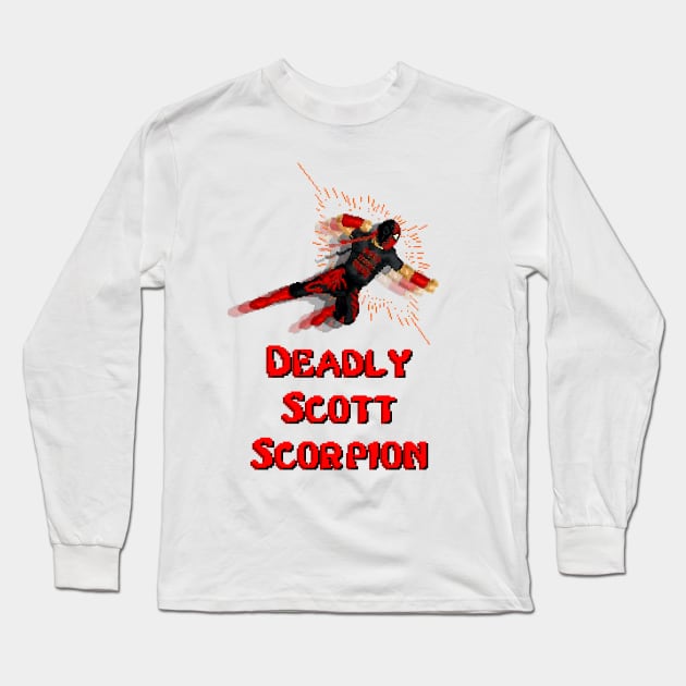 Deadly Scott Scorpion - QWA Long Sleeve T-Shirt by ChewfactorCreative